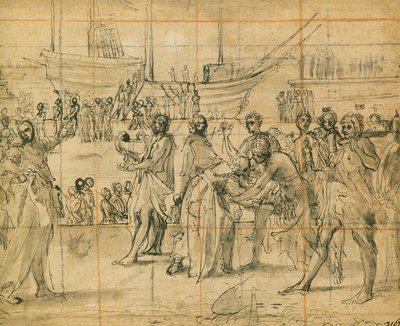 Meeting of Jason and King Aeëtes by Annibale Carracci